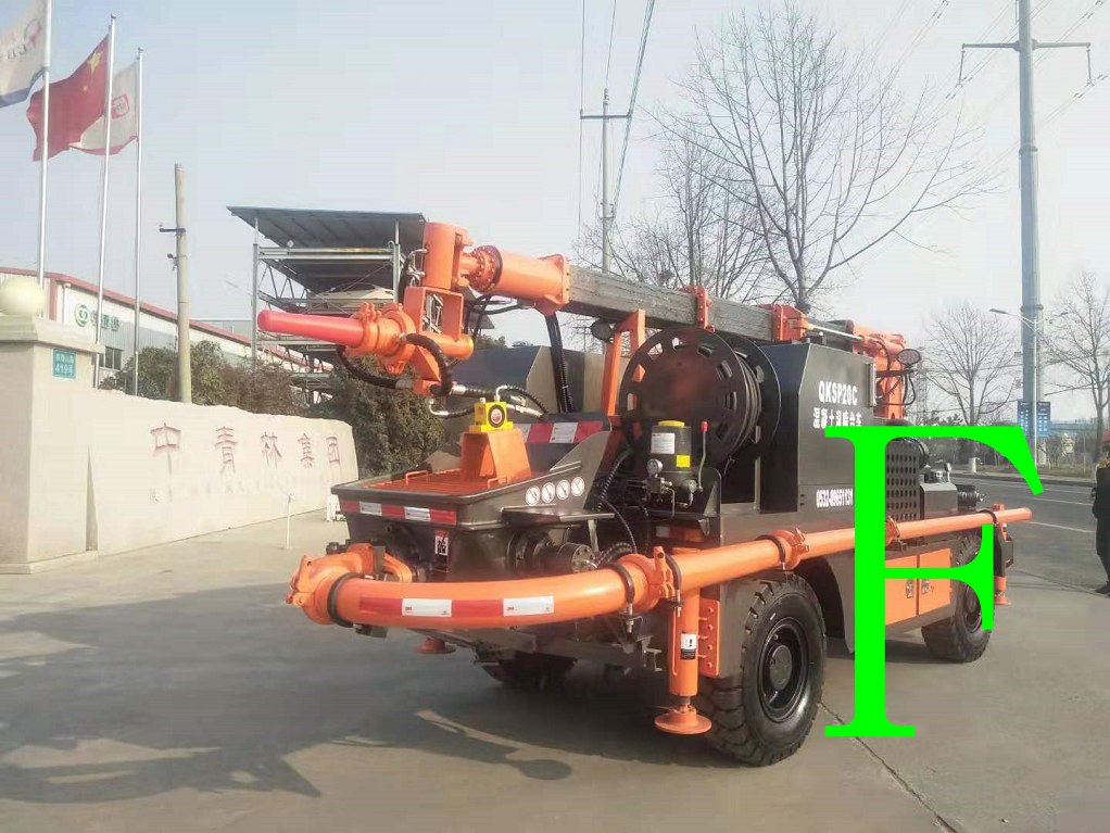 混凝土泵 青科重工 濕噴台車