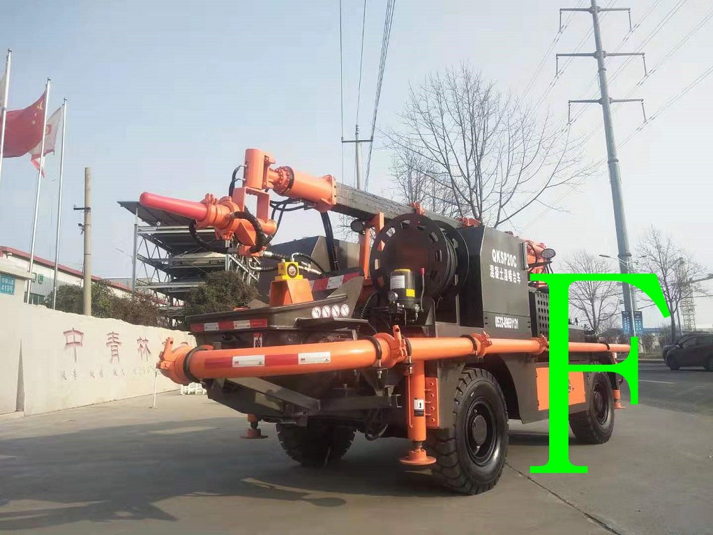 混凝土泵 青科重工 濕噴台車